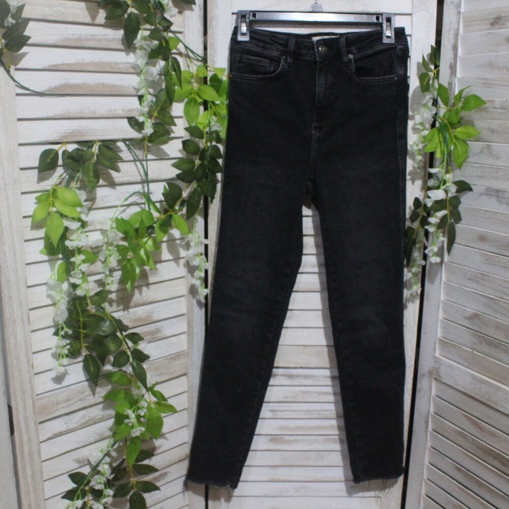 free People black skinny jeans (408)